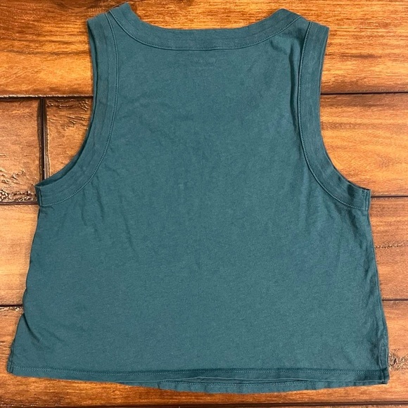 Madewell Softfade Cotton Boxy-Crop Top - Picture 4 of 5
